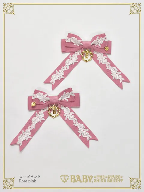 【予約】Crème Chantilly Princess リボンクリップ