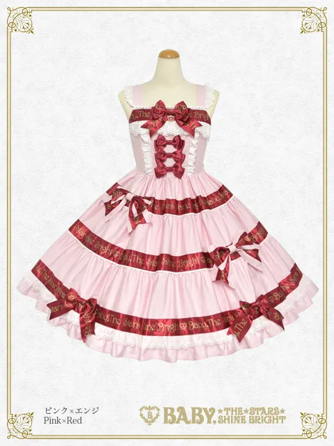 BABY Ribbon Sweet Diary ジャンパースカート