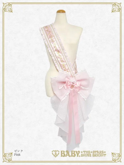 【予約】くみゃちゃんのPrincess Ribbonette 大きなおリボンバレッタ付きエシャルプ