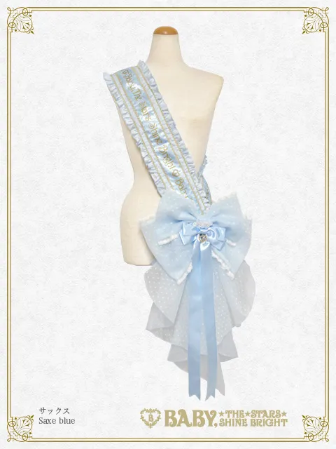 【予約】くみゃちゃんのPrincess Ribbonette 大きなおリボンバレッタ付きエシャルプ