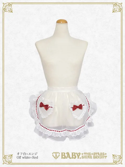 【予約】Love’s Strawberry Afternoon Tea ハーフエプロン