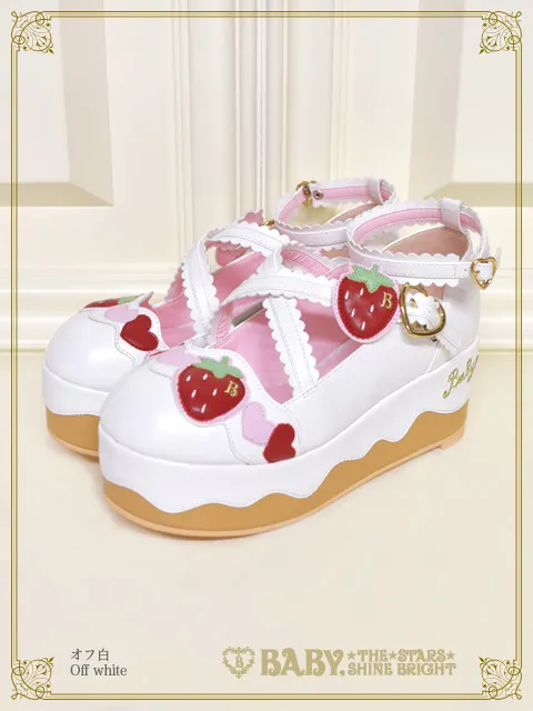 【予約】Sweet いちごケーキシューズ