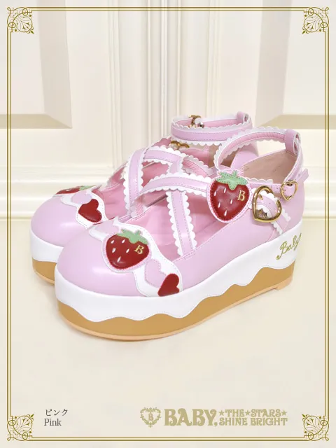 【予約】Sweet いちごケーキシューズ