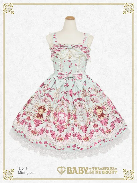 【予約】くみゃちゃんの La Princesse Éternelle柄 ジャンパースカートI
