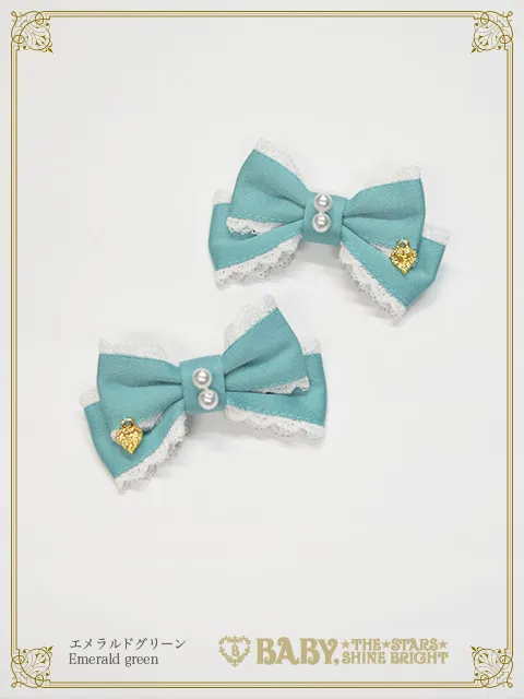 【予約】Mariage Rococo Couture ミニリボンクリップ