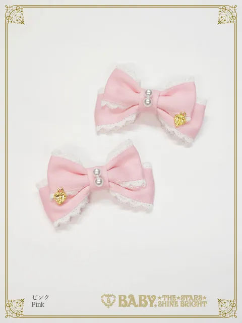 【予約】Mariage Rococo Couture ミニリボンクリップ