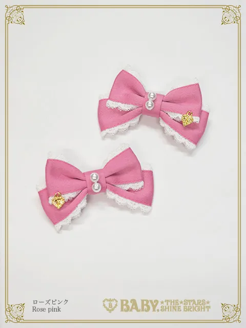 【予約】Mariage Rococo Couture ミニリボンクリップ