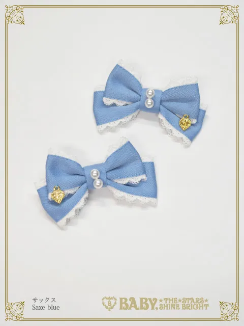 【予約】Mariage Rococo Couture ミニリボンクリップ