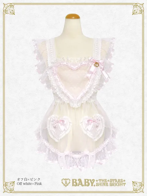 【予約】Hearty Sugar Doll オーガンジーエプロン